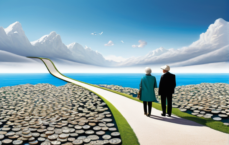 퇴직금 세금 계산법 - **Prompt 1: The Retirement Tax Puzzle**
    A realistic, high-definition image depicting an older Hi...